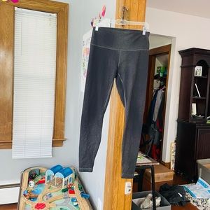 Lululemon High Rise Black Shine Leggings